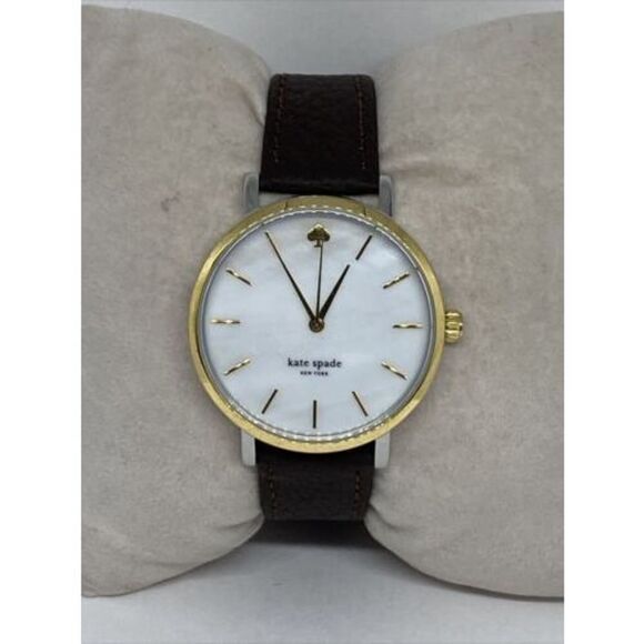 Kate Spade New York Gramercy 0005 Womens Brown Leather Analog Quartz Watch VK139 main image 7